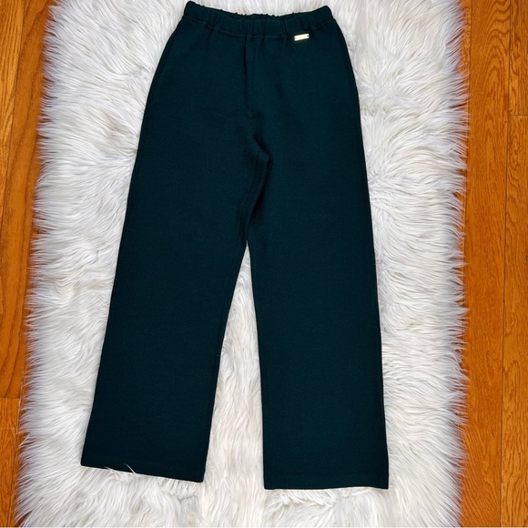 ST JOHN Sport Essentials By MARIE GRAY Green Knit Pant - Picture 2 of 7
